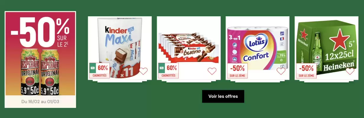 Catalogue Casino Supermarchés (valable jusqu'au 1-03)