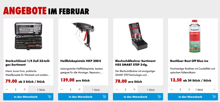 Würth Flugblatt (gültig bis 28-02)
