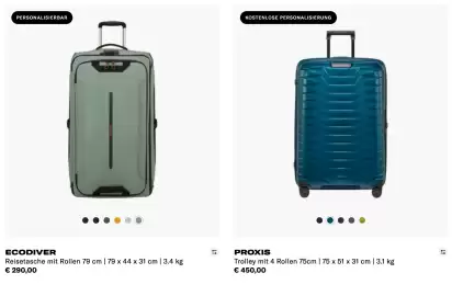 Samsonite Flugblatt Seite 2