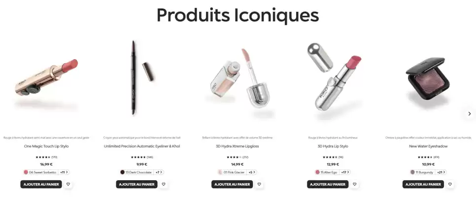 Catalogue Kiko (valable jusqu'au 4-03)