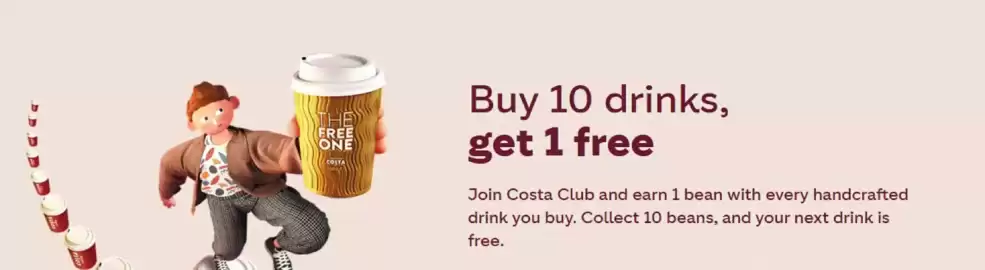 Costa Coffee leaflet Page 1