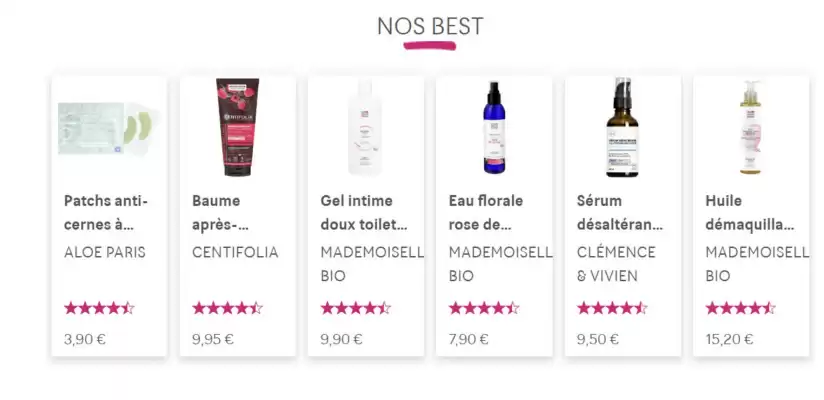 Catalogue Mademoiselle Bio (valable jusqu'au 26-04)