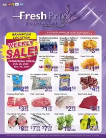 FreshPro Foodmart flyer week 8 Page 1