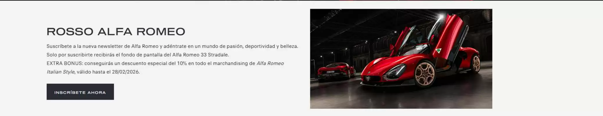 Folleto Alfa Romeo (válido hasta el 28-02)