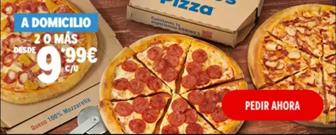 Folleto Domino's Pizza Página 1