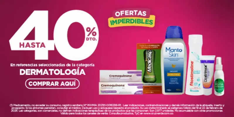 Catálogo Cruz verde (válido hasta 22-02)