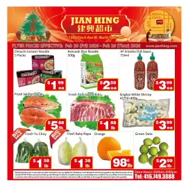Jian Hing Supermarket flyer week 8 Page 1