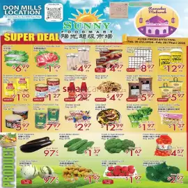 Sunny Food Mart flyer week 8 Page 1