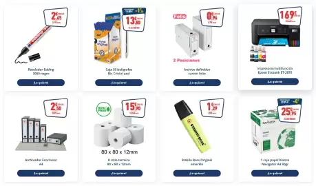 Folleto Bureau Vallée Página 1