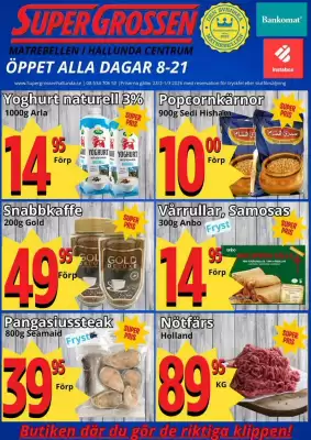 Supergrossen reklamblad