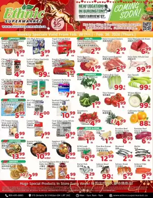 Ethnic Supermarket flyer (valid until 26-02)