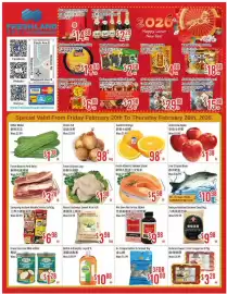 FreshLand Supermarket flyer week 8 Page 1
