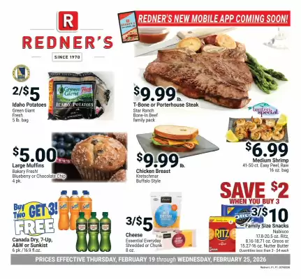 Redner's Warehouse weekly ad (valid until 25-02)