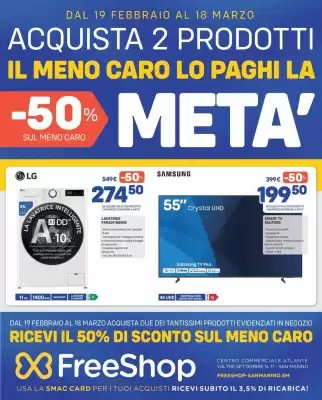 Volantino FreeShop (valido fino al 18-03)