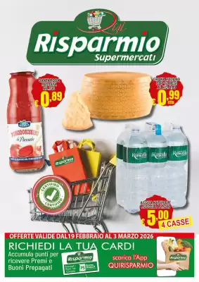 Volantino Risparmio Supermercati (valido fino al 3-03)