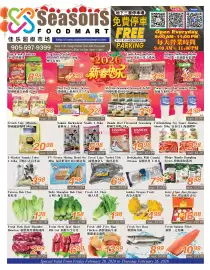 Seasons Foodmart flyer week 8 Page 1
