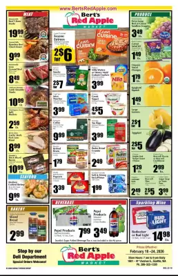 Bert's Red Apple weekly ad (valid until 24-02)