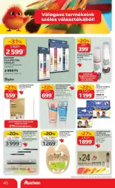 Auchan akciós újság hét 8 Oldal 40