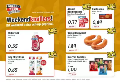 Budget Food folder Pagina 1