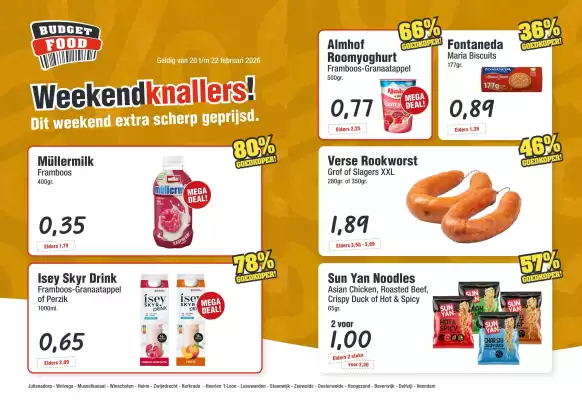 Budget Food folder (geldig t/m 22-02)