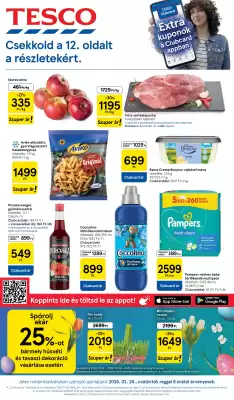 Tesco akciós újság