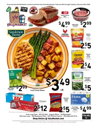 Valu Market weekly ad (valid until 24-02)