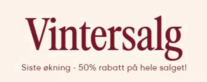 GANT kundeavis Side 1