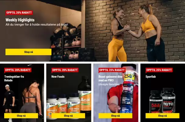 Gymgrossisten kundeavis (gyldig til 28-02)