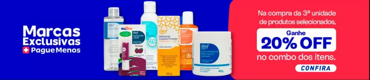 Catálogo Farmácias Pague Menos semana 8 Página 1