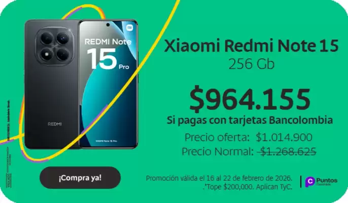 Catálogo Bancolombia (válido hasta 22-02)