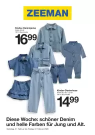 Zeeman Prospekt woche 8 Seite 1