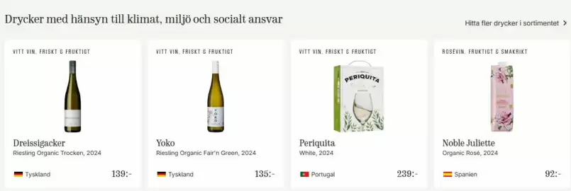 Systembolaget reklamblad Sida 1