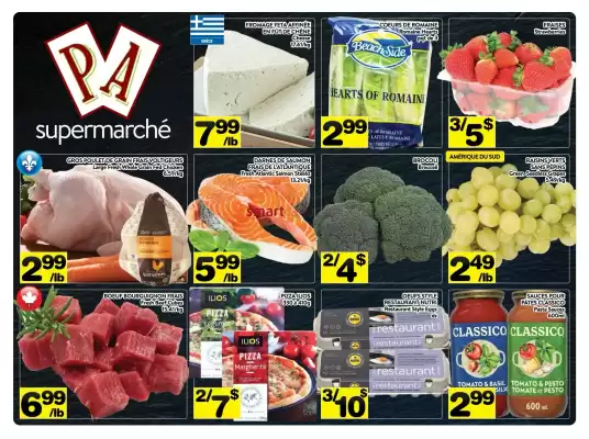 Supermarché PA flyer