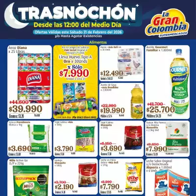 Catálogo La Gran Colombia (válido hasta 21-02)