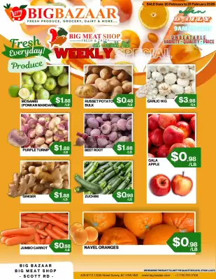 Big Bazaar Canada flyer (valid until 21-02)