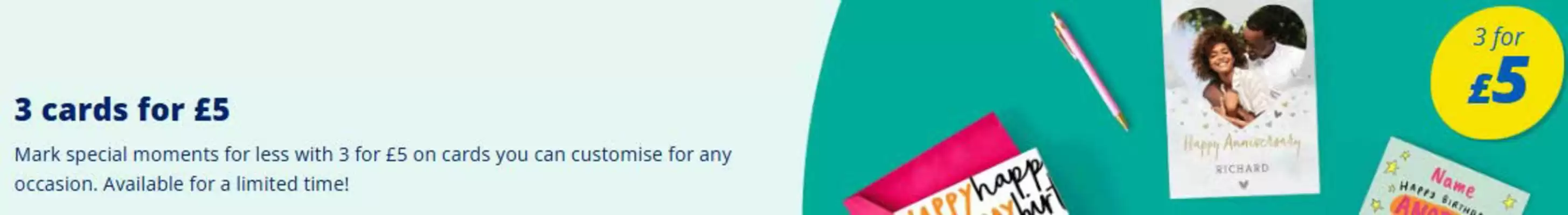 Card Factory leaflet (valid until 25-02)