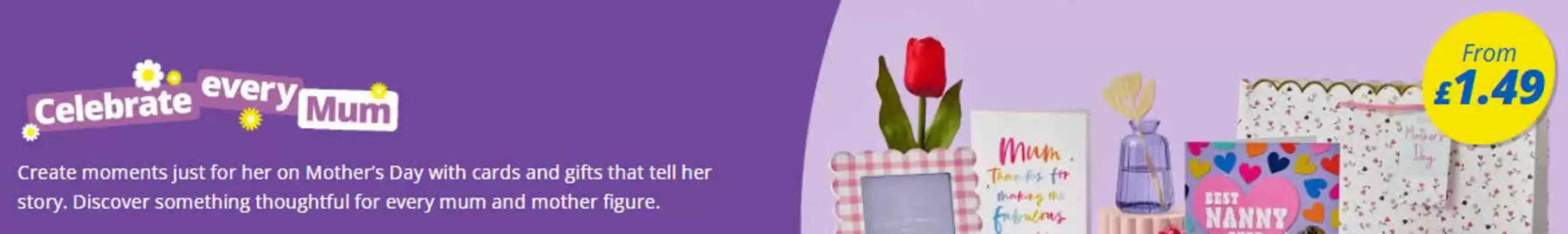 Card Factory leaflet (valid until 4-03)