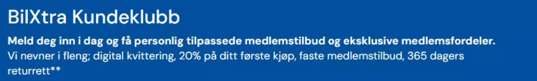 Bilxtra kundeavis Side 1