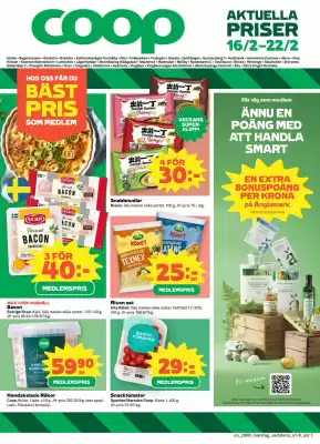 Coop Konsum reklamblad (giltig till och med 22-02)