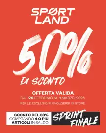 Volantino Sportland Pagina 1