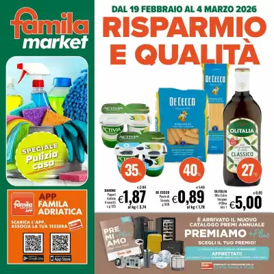 Volantino Famila Market (valido fino al 4-03)