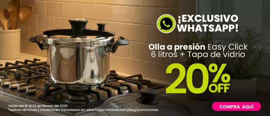 Catálogo Hogar Universal (válido hasta 22-02)