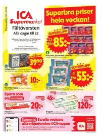 ICA Supermarket reklamblad vecka 9 Sida 1