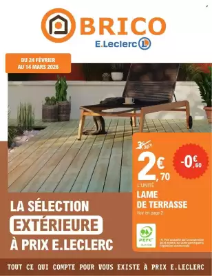 Catalogue E.Leclerc Brico (valable jusqu'au 14-03)