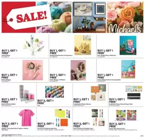 Michaels weekly ad week 8 Page 1