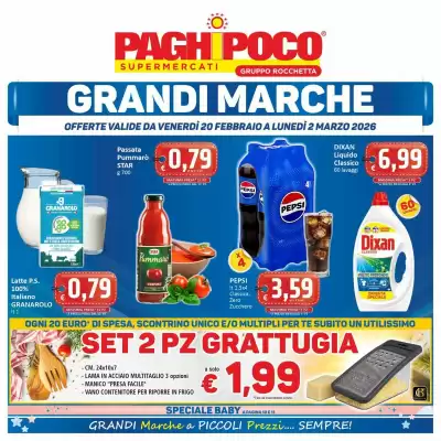 Volantino Paghi Poco (valido fino al 2-03)