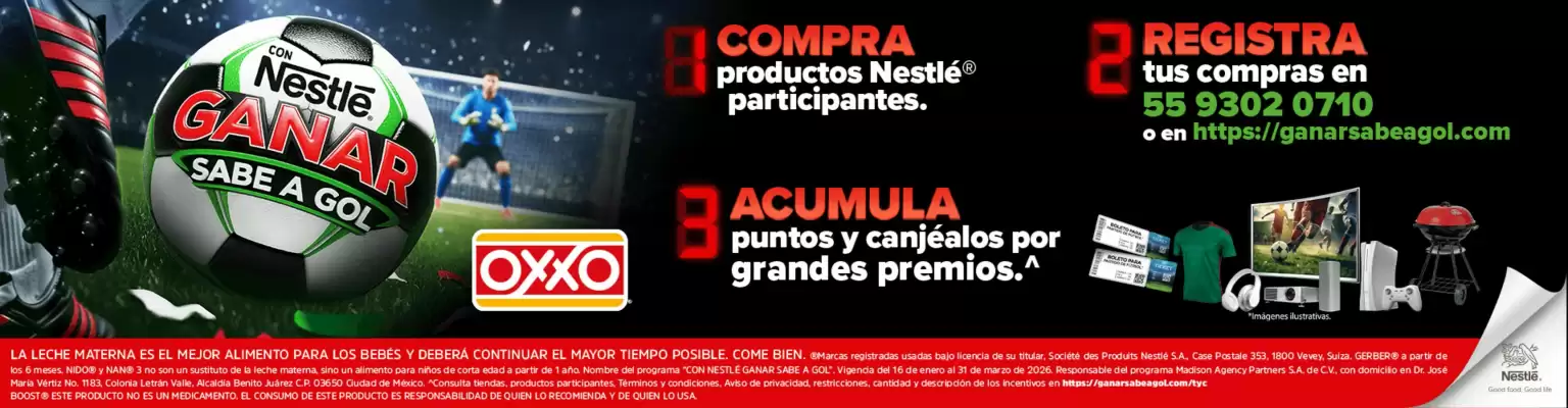 Catálogo OXXO (válido hasta 31-03)