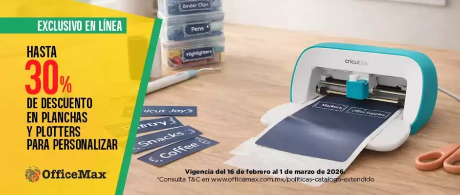 Catálogo OfficeMax (válido hasta 1-03)