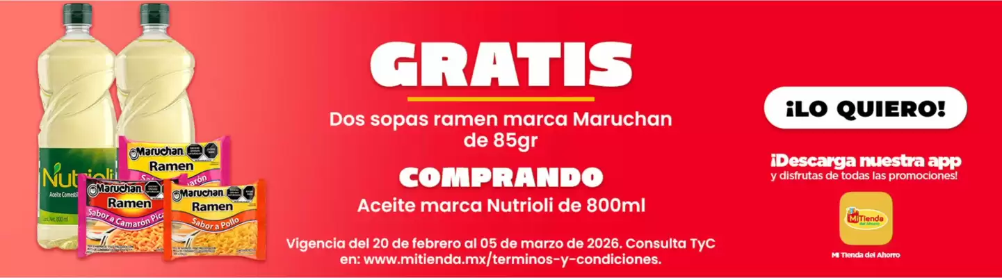 Folleto Mi Tienda del Ahorro (válido hasta 5-03)