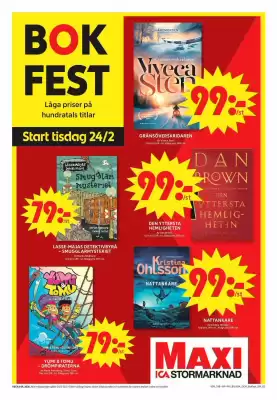 ICA Maxi reklamblad (giltig till och med 12-03)